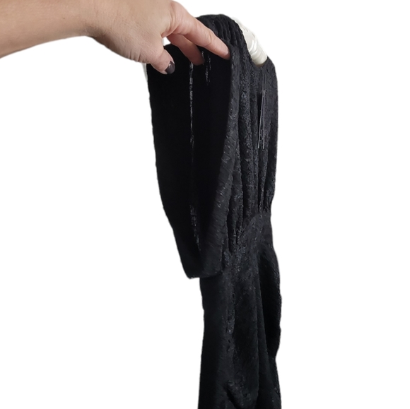 🆕️ IRO Cory Ruched Cloqué Mini Dress in Black - Picture 9 of 16